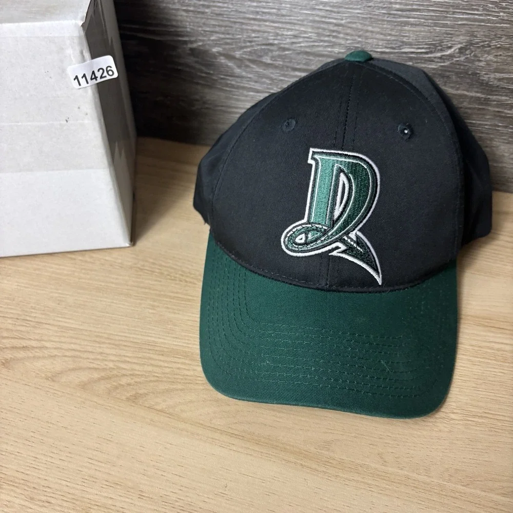 Dayton Dragons Hat Cap Snap Back Black Green MILB Baseball Minor League Mens S/M